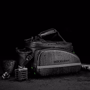 Rockbros A6-6 jalgratta pakiraami kott, 35 l, väljavolditavate taskutega - must