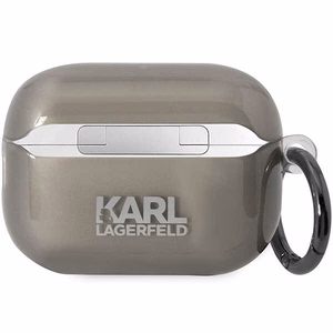 Karl Lagerfeld KKLAP2HNIKTCK Airpods Pro 2 чехол чёрный/чёрный Ikonik Karl Lagerfeld