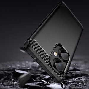 Carbon Ümbris ümbris jaoks OnePlus Nord CE 3 flexible silicone carbon cover must