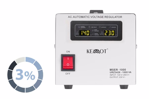 Automaatne pingestabilisaator KEMOT MSER-1000 (1000 VA, servomootor)