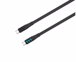 Havit CB6254 - USB Type C USB Type C laadimiskaabel, 1 m (must)