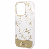 Guess GUHCP14XHG4MHG iPhone 14 Pro Max 6.7 "kuldne / kuldne hardcase 4G Pattern Script