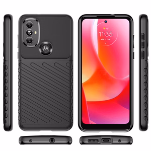 Thunder Case paindlik soomustatud kate Motorola Moto G Power 2022 must
