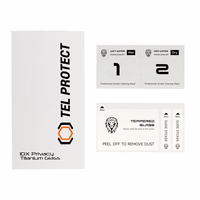 Karastatud klaas Tel Protect 10X Privacy Titanium jaoks Iphone 13/13 Pro/16e