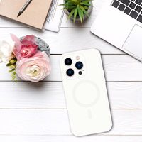 TEL PROTECT MagSilicone Ümbris jaoks Iphone 14 valge