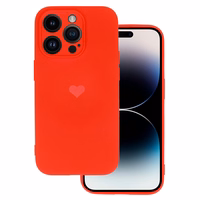Vennus Silicone Heart Ümbris jaoks Iphone 12 Pro design 1 punane