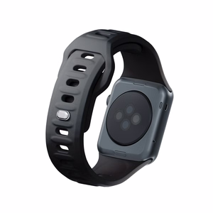 3mk silikoonrihm Apple Watchile, 38/40/41/42 mm, must, väike suurus