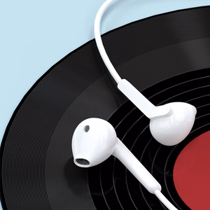 Dudao X3C In-Ear Juhtmega USB-C Kõrvaklapid 1.2m - valge