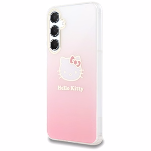 Hello Kitty IML Gradient Electrop Kitty Head ümbris jaoks Samsung Galaxy A55 - roosa