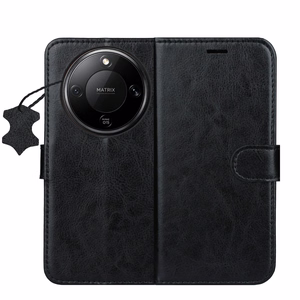 Smart Luxe nahast ümbris Honor Magic 8 Lite must