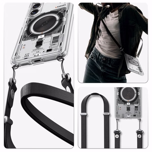 Spigen Ultra Hybrid Mag MagSafe ümbris Samsung Galaxy S26+ Neo One - läbipaistev