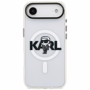 Karl Lagerfeld IML Karl Sketch Logo MagSafe Ümbris jaoks iPhone 17 Air - Läbipaistev