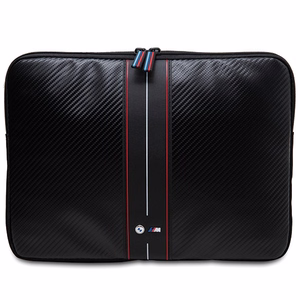 BMW Carbon & punane Stripe ümbris jaoks a 14" laptop - must