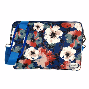 Wonder Sleeve Laptop 15-16 inches sinine and camellias
