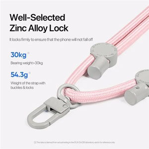 DUX DUCIS Plaz - cross-body phone strap - heleroosa