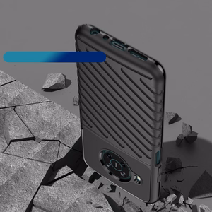 Thunder Case paindlik soomustatud kate Nokia X100 jaoks must
