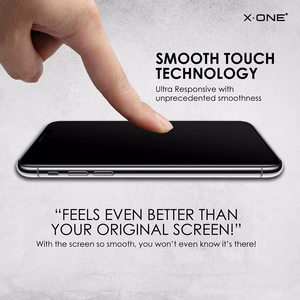 X-ONE Full Cover Extra Strong Matte - jaoks iPhone 15 Plus/16 Plus Karastatud klaas 9H