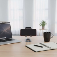 Desk hoidja jaoks phone / tablet foldable Forcell F-Grip Fold Alus 1 hall