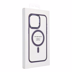 COLOR EDGE MAG COVER Ümbris compatible with MagSafe jaoks IPHONE 11 deep lilla