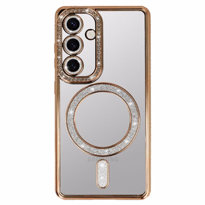Bling Magsafe Ümbris jaoks Samsung Galaxy A56 5G kuldne