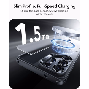 ESR Classic hübriid MagSafe ümbris Samsung Galaxy S26 Ultra jaoks - must