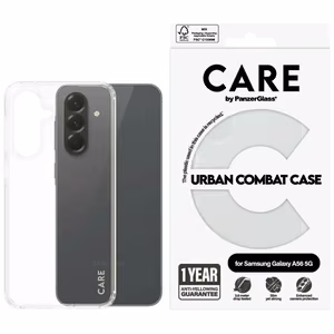 CARE by PanzerGlass Flagship Urban Combat Ümbris jaoks Samsung Galaxy A56 5G - Läbipaistev