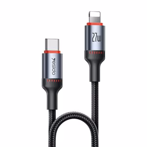 YESIDO KAABEL CA182 27W TYPE-C/LIGHTNING 1.2M 3A must