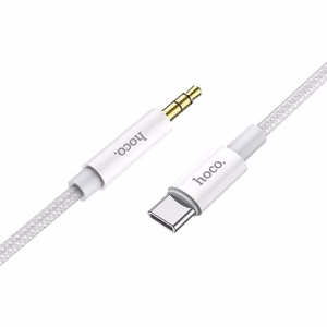 Audio adapter Hoco (UPA19) from USB-C to 3,5mm 1m silver