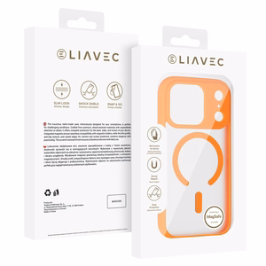 Liavec Soft Ümbris jaoks Iphone 17 Pro papaya