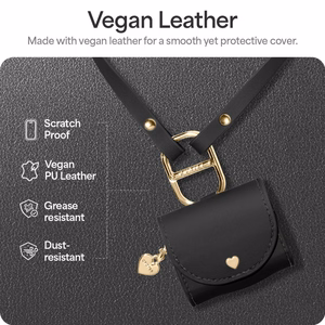 Spigen Cyrill Mini Bag jaoks AirPods 4 - must