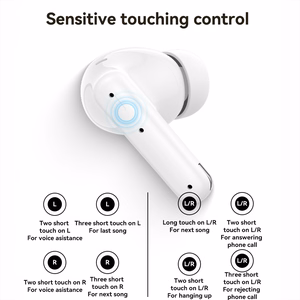 Yesido TWS Bluetooth Наушники TWS28 ANC+ENC белые