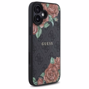 Guess GUHMP16SP4ROPEMCK iPhone 16 6.1" must/must hardcase 4G Flowers Print MagSafe