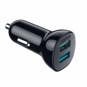 Laadija CHOETECH 2xUSB A, 36W, QC3.0
