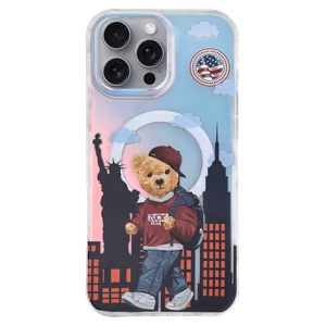 Чехол Zuck Bear Darnell Magsafe для Iphone 16 Pro Max New York TTT