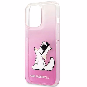Karl Lagerfeld KLHCP14XCFNRCPI kõva ümbris iPhone 14 Pro Max 6,7" Choupette Fun – roosa