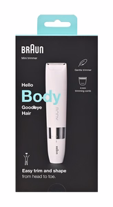 Braun Series 1 BS1000 – kehatrimmer, valge/hõbedane