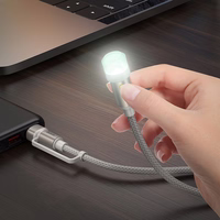 Kaabel USB A / USB C to LED light Hoco 0,3 m UA38C must