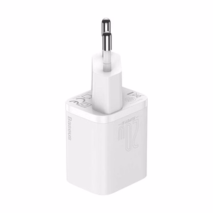 Baseus Super Si 20W USB-C laadija, valge (CCSUP-B02)