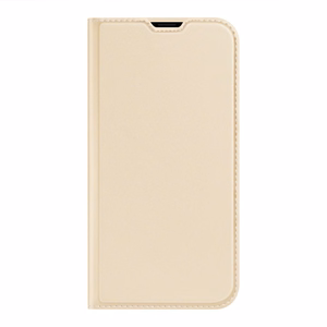 Dux Ducis Skin Pro Bookcase tüüpi ümbris iPhone 13 Pro Max jaoks kuldne