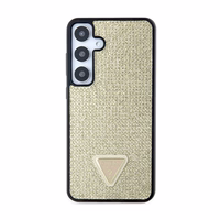 Guess Rhinestone Triangle ümbris jaoks Samsung Galaxy S24+ - kuldne