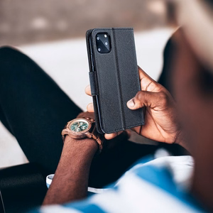 FANCY Kaaned ümbris jaoks SAMSUNG A10 must