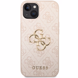 Guess 4G Big Metal Logo iPhone 15 Plus Ümbris - roosa