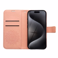 MEZZO Book ümbris jaoks IPHONE 16 Pro Max mandala peach fuzz