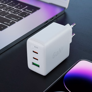 Acefast fast Laadija GaN (2xUSB-C / USB-A) PPS / PD / QC4+ 65W must (A41)