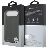 Mercedes Leather Laurel Leaves MagSafe Ümbris jaoks iPhone Air - Must