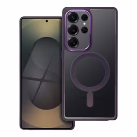 COLOR EDGE MAG COVER Ümbris compatible with MagSafe jaoks SAMSUNG S25 ULTRA deep lilla