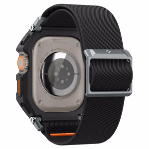 Spigen Lite Fit Pro Ümbris with Strap jaoks Apple Watch Ultra 1 / 2 (49mm) - Matte must