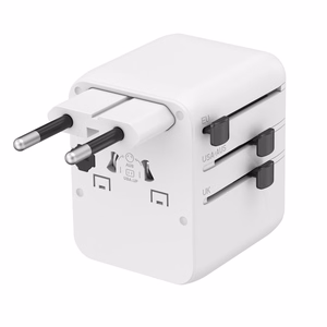 Gembird TPA-1A2C20-01-W universaalne reisiadapter, 20 W, valge
