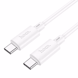 Кабель USB C на USB C Hoco 3A 60W 1 m X88 белый