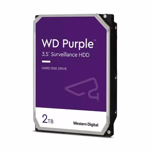 Western Digital lilla internal hard drive 2 TB 3.5" Serial ATA